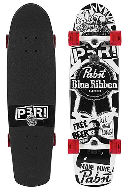 Santa Cruz PBC PBR Flyer Cruzer Complete Skateboard, Assorted, 30.7