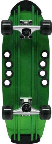 Beercan Boards 24-Inch Micro Brewster Complete Skateboard, Green