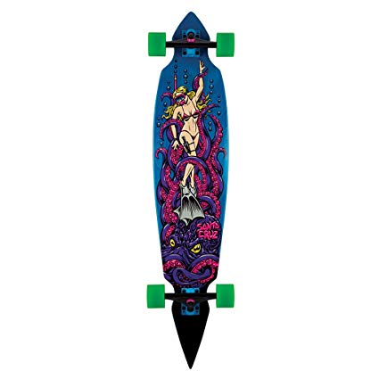 Santa Cruz Octo Diver Cruzer Pintail Skateboard Complete Assorted 9.35in x 43.59in
