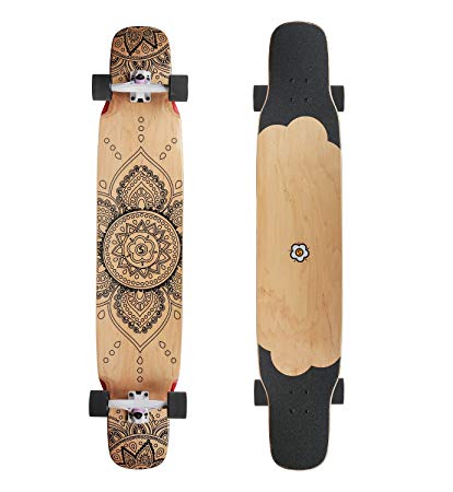 HN skateboard 41.5 Inch 8 Layers of Canadian Maple Longboard for Carving Downhill Cruising Freestyle Riding