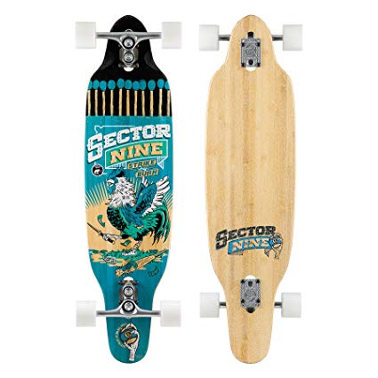 Sector 9 Striker Complete Longboard Skateboard, Blue, 36.5