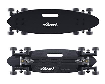 Allrover Stair-Rover Longboard - Perfect Skateboard for City Surfing over any Obstacle